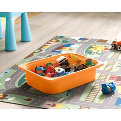 Etajera Ikea Trofast 6 cutii 93x44x52 (Pin/Portocaliu/Verde) Thumb