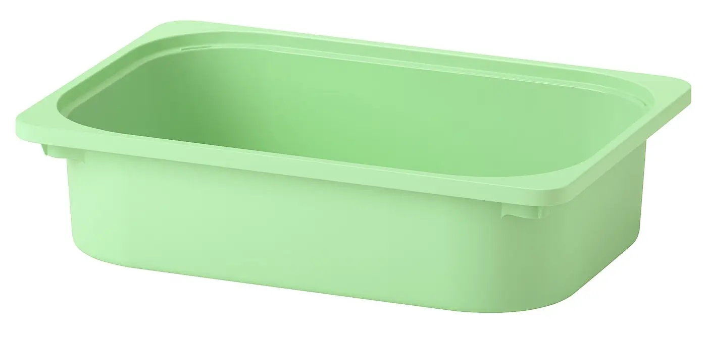 Etajera Ikea Trofast 6 cutii 93x44x52 (Pin/Verde deschis/Gri)