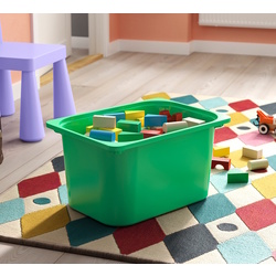 Стеллаж Ikea Trofast 6 контейнеров 93x44x52 (Сосна/Зеленый) Thumb