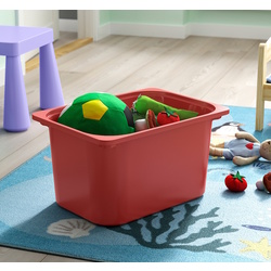 Стеллаж Ikea Trofast 6 контейнеров 94x44x91 (Сосна/Белый/Красный) Thumb