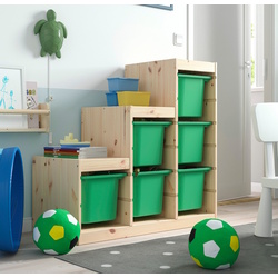 Etajera Ikea Trofast 6 cutii 94x44x91 (Pin/Verde)