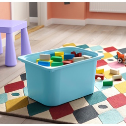 Стеллаж Ikea Trofast 6 контейнеров 99x44x56 (Белый/Голубой) Thumb