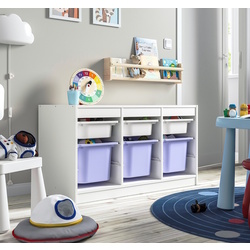 Etajera Ikea Trofast 6 cutii 99x44x56 (Alb/Lila)