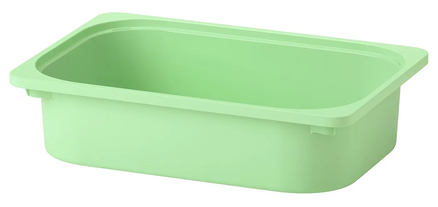 Стеллаж Ikea Trofast 6 контейнеров 99x44x56 (Белый/Светло-зеленый) - 4