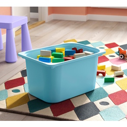 Стеллаж Ikea Trofast 6 контейнеров 99x44x94 (Белый/Голубой) Thumb