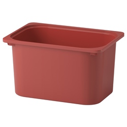 Etajera Ikea Trofast 6 cutii 99x44x94 (Alb/Rosu) Thumb