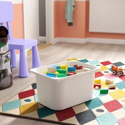 Etajera Ikea Trofast 6 cutii 99x44x94 (Alb/Rosu) Thumb