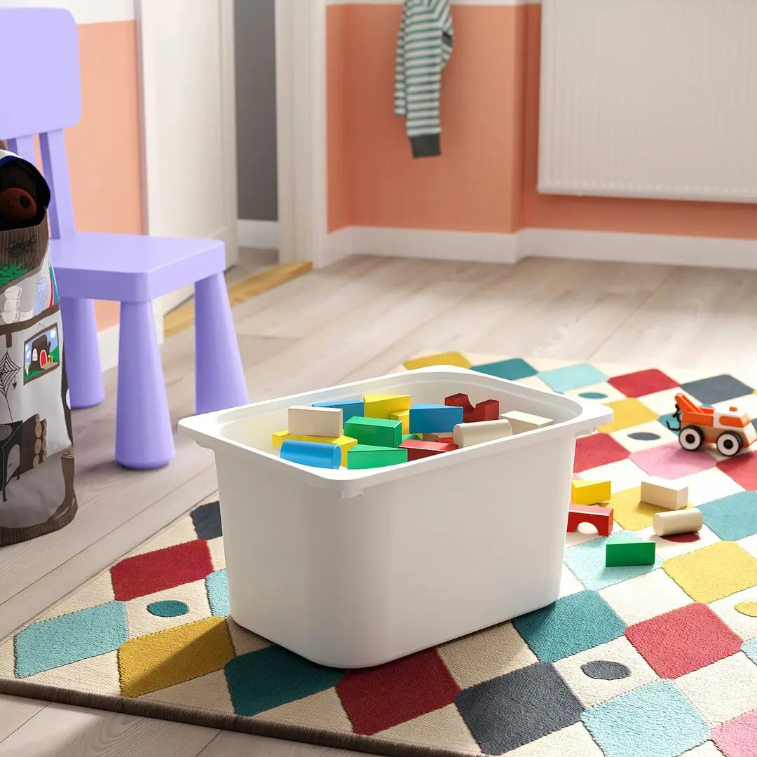 Etajera Ikea Trofast 6 cutii 99x44x94 (Alb/Rosu) - 7