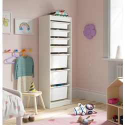 Etajera Ikea Trofast 7 cutii 46x30x145 (Alb)