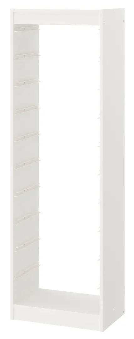 Стеллаж Ikea Trofast 7 контейнеров 46x30x145 (Белый/Голубой)