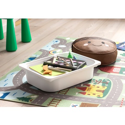 Стеллаж Ikea Trofast 7 контейнеров 46x30x145 (Белый/Красный) Thumb