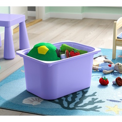 Etajera Ikea Trofast 7 cutii 46x30x145 (Alb/Lila) Thumb