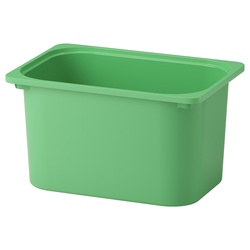 Etajera Ikea Trofast 7 cutii 46x30x145 (Alb/Verde) Thumb