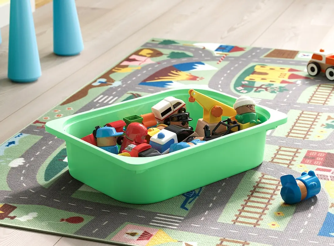 Etajera Ikea Trofast 8 cutii 94x44x91 (Pin/Multicolor)