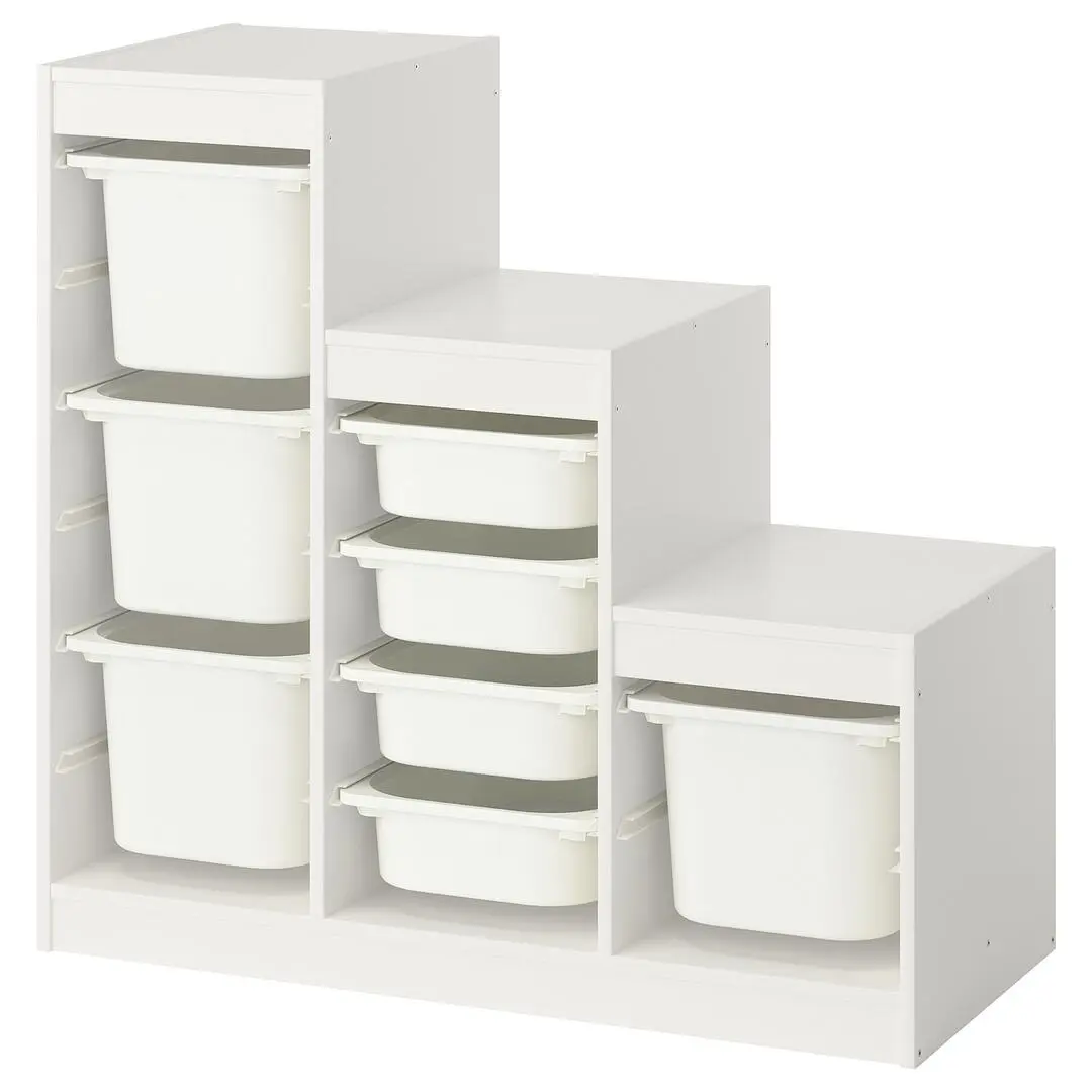 Etajera Ikea Trofast 8 cutii 99x44x94 (Alb)