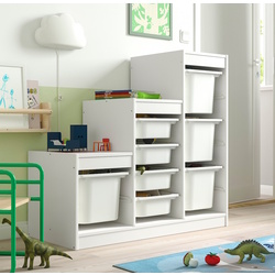 Стеллаж Ikea Trofast 8 контейнеров 99x44x94 (Белый)