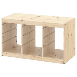 Etajera Ikea Trofast 9 containere 93x44x52 (Natural/Portocaliu-deschis) Thumb