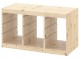 Стеллаж Ikea Trofast 9 контейнеров 93x44x52 (Натуральный/Светло-оранжевый)