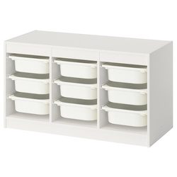 Etajera Ikea Trofast 9 cutii 99x44x56 (Alb) Thumb
