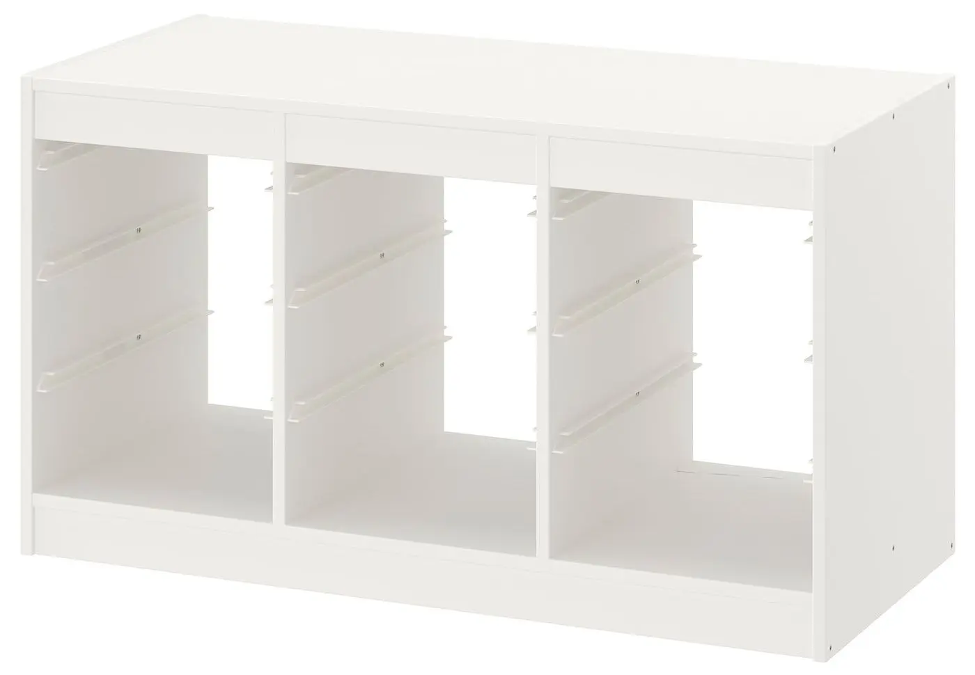 Etajera Ikea Trofast 9 containere 99x44x56 (Alb/Verde-deschis)