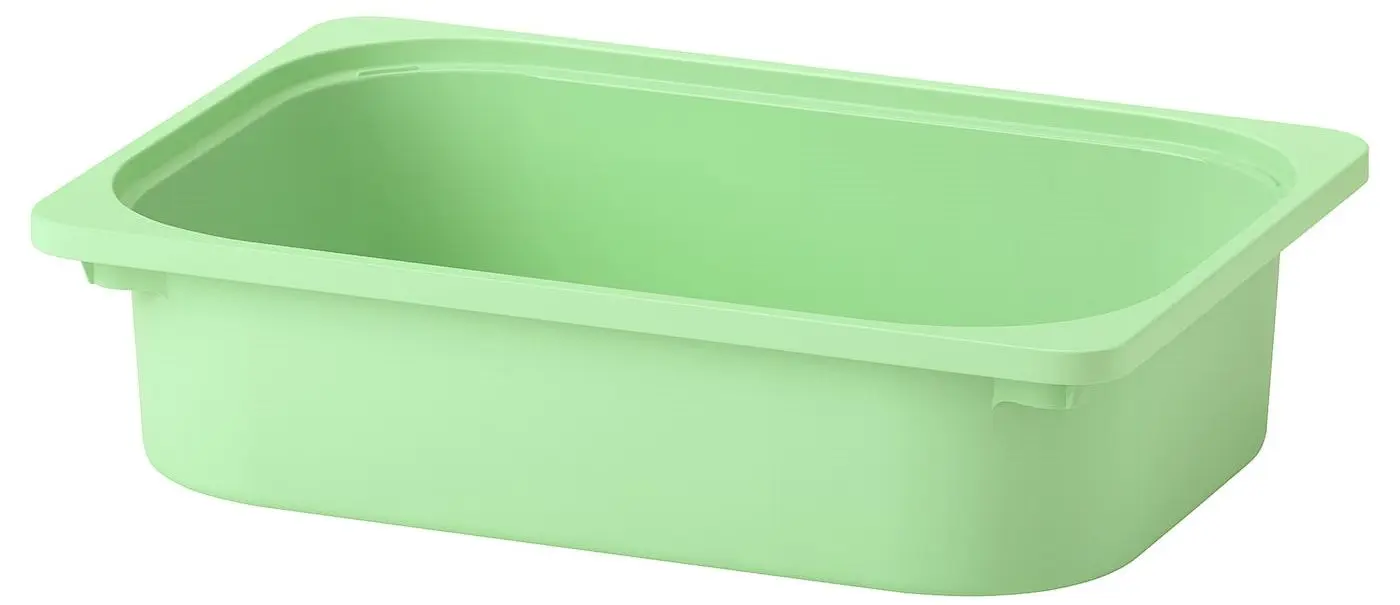 Etajera Ikea Trofast 9 containere 99x44x56 (Alb/Verde-deschis)