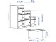 Стеллаж Ikea Trofast органайзер/6 контейнеров 99x44x94 (Белый/Тёмно-серый)