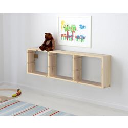 Стеллаж навесной Ikea Trofast 93x30 (Сосна)