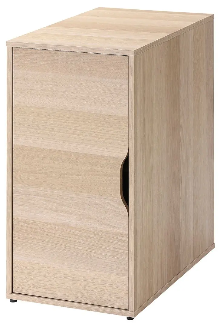 Тумба Ikea Alex 36x70 (Белая Морилка/Под Дуб)