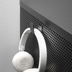 Tumba Ikea Bekant cu rotile/plasa de sarma 41x101 (Negru) Thumb