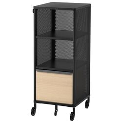 Tumba Ikea Bekant cu rotile/plasa de sarma 41x101 (Negru)