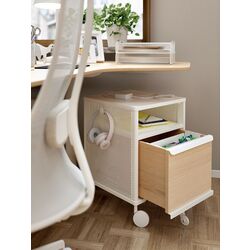 Tumba Ikea Bekant cu rotile/plasa de sarma 41x61 (Alb) Thumb