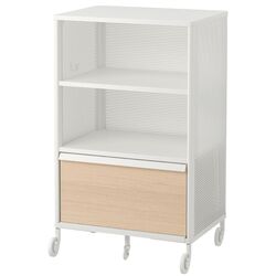 Tumba Ikea Bekant cu rotile/plasa de sarma 61x101 (Alb)