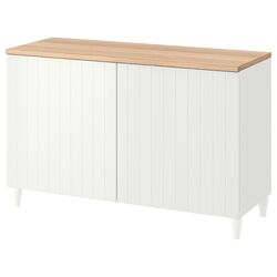 Tumba Ikea Besta cu usi 120x42x76 (Alb/Sutterviken/Kabbarp Alb)