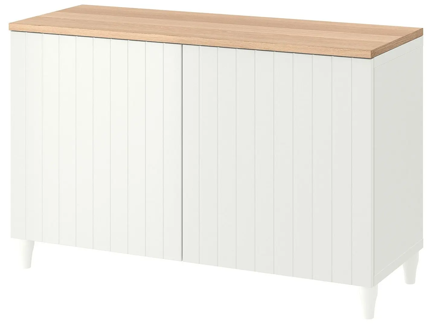 Tumba Ikea Besta cu usi 120x42x76 (Alb/Sutterviken/Kabbarp Alb)