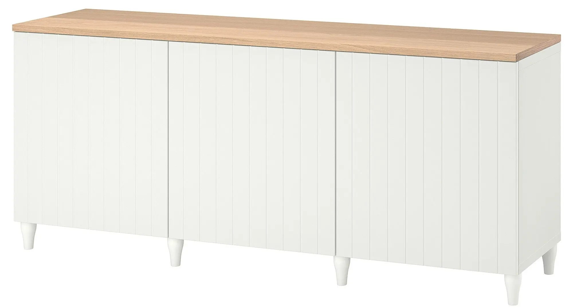 Tumba Ikea Besta cu usi 180x42x76 (Alb/Sutterviken/Kabbarp Alb)