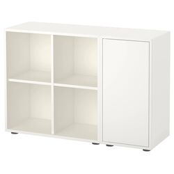 Etajera Ikea Eket 105x35x72 (Alb)