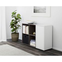 Стеллаж Ikea Eket 105x35x72 (Белый/Темно-серый) Thumb