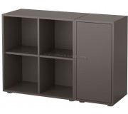 Etajera Ikea Eket 105x35x72 (Gri Inchis)