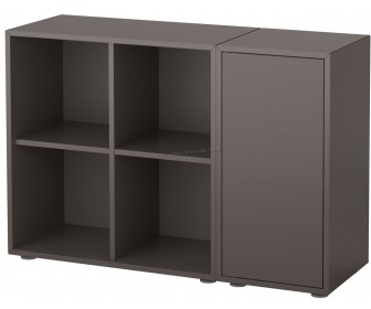 Стеллаж Ikea Eket 105x35x72 (Темно-серый)