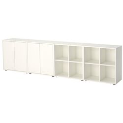 Etajera combinata Ikea Eket 280x35x72 (Alb)