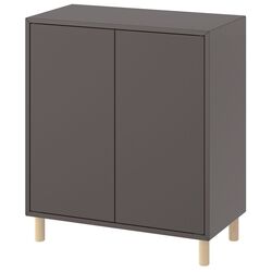 Tumba Ikea Eket 70x35x80 (Gri Inchis/Lemn)