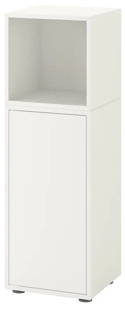 Tumba Ikea Eket cu picioare 35x35x107 (Alb)