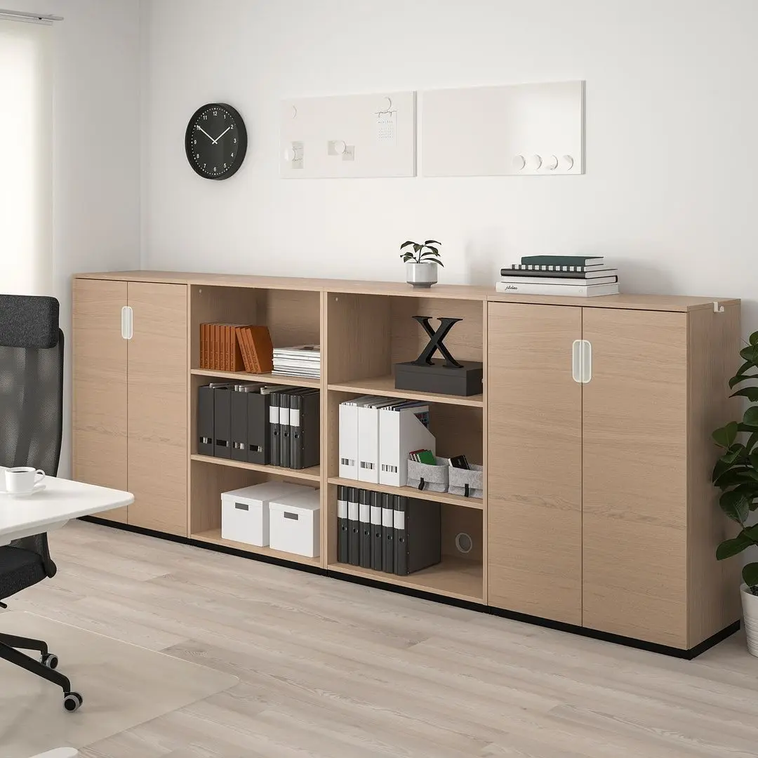 Тумба Ikea Galant 320x120 (Дубовый Шпон/Белый) - 3