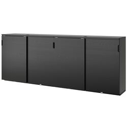 Tumba Ikea Galant usi glisante 320x120 (Furnir Frasin Vopsit Negru)
