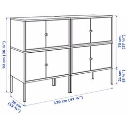 Tumba Ikea Lixhult 120x35x92 (Gri) Thumb