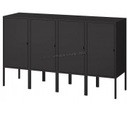 Тумба Ikea Lixhult 140x35x82 (Антрацит)