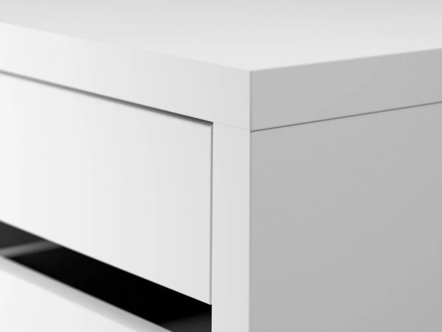 Tumba cu rotile Ikea Micke cu rotile 35x75 (Alb)