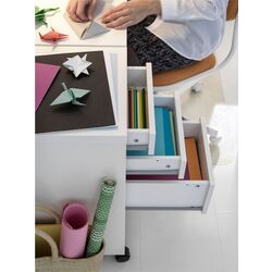 Tumba cu rotile Ikea Micke cu rotile 35x75 (Alb) Thumb