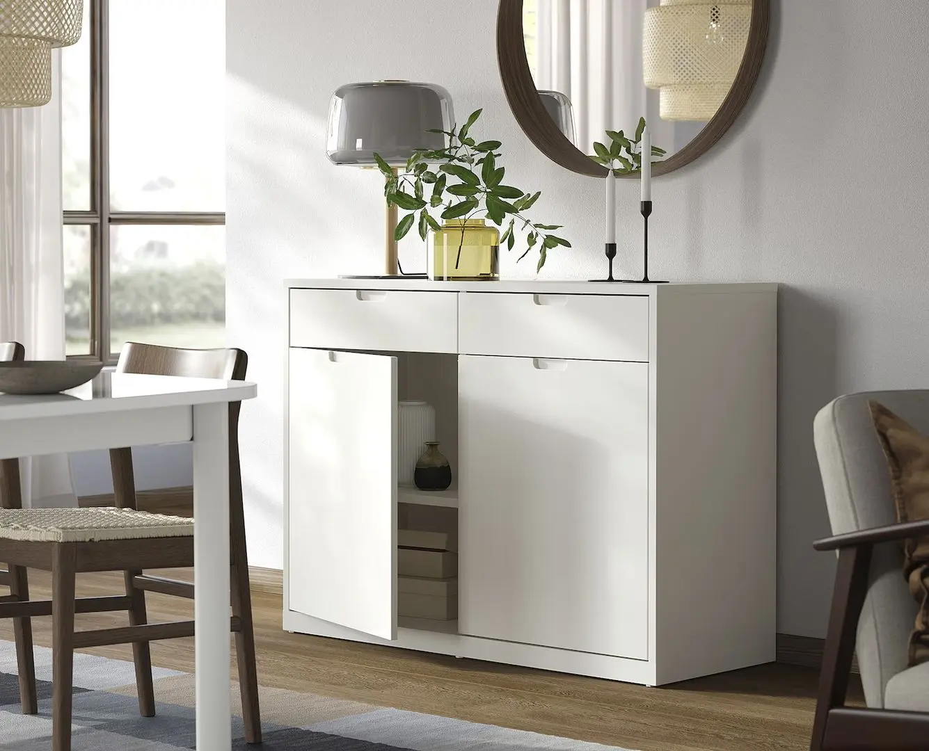 Tumba Ikea Tonstad 120x47x91 (Alb)