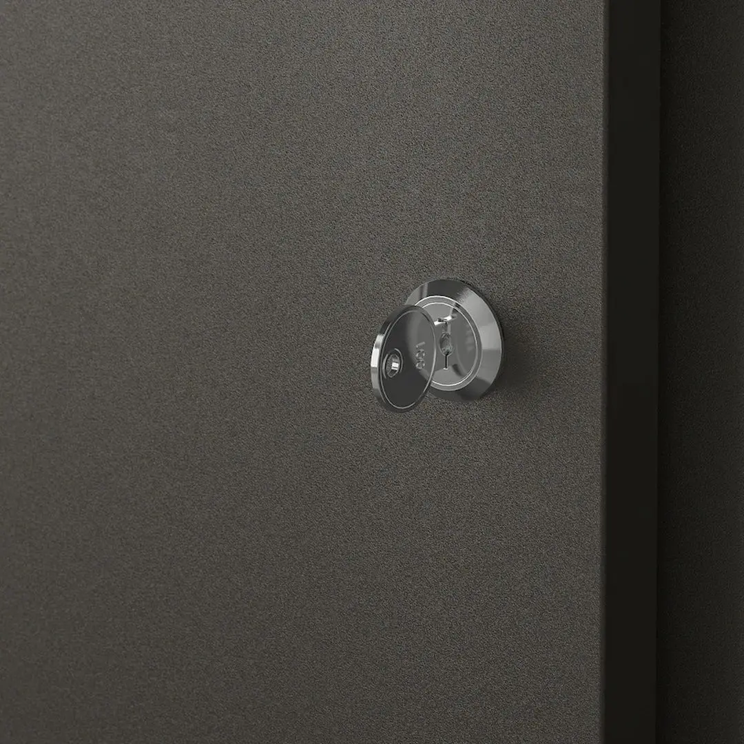 Tumba Ikea Trotten cu usi 70x110 (Antracit)